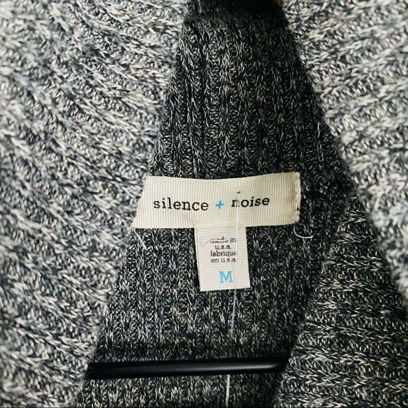 SILENCE & Noise Cold Shoulder Mock Neck Dress Med - Picture 3 of 8